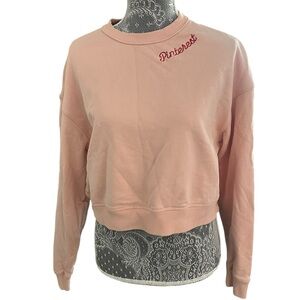 Ascolour Women’s Pinterest Crew Neck Sweatshirt Pink Size Medium